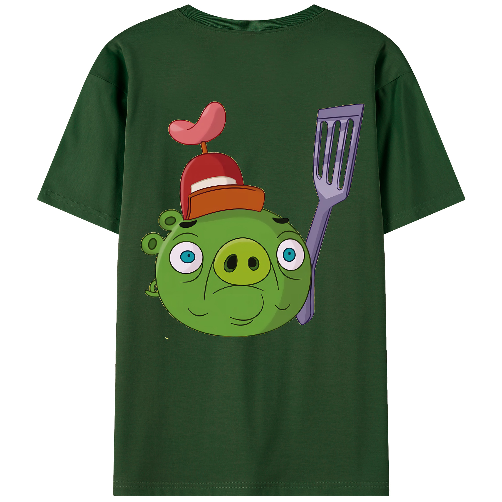 （画像用） Angry Birds アングリーバード 綿100％半袖Tシャツ（背面プリント）